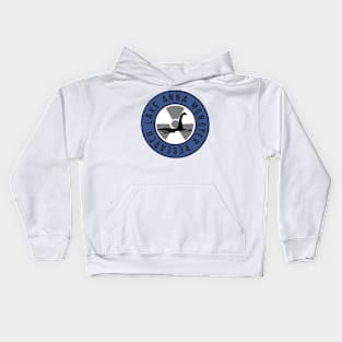 Lake Anna power plant monster Kids Hoodie